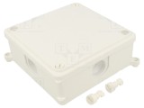 Cutie de Conexiuni JONEX PK-4 WHITE pentru Perete, 125x125x45mm, Culoare Albă