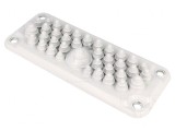 Garnitură gri deschis cu 37 orificii