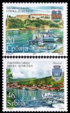 2007, Emisiune comună Serbia - Rom&acirc;nia, vapoare și porturi dunărene, LP 1790d, MNH, Nestampilat