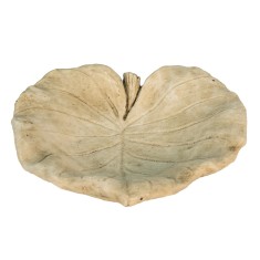 Hranitoare pasari piatra bej 22x22x6 cm