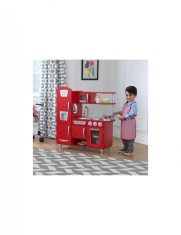 Bucatarie de Jucarie cu Accesorii din Lemn Red Vintage Kidkraft