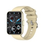 Cumpara ieftin Ceas Smartwatch XK Fitness E21 cu Display 1.69 inch, Notificari, Calorii, Distanta, Functii sanatate, Beige