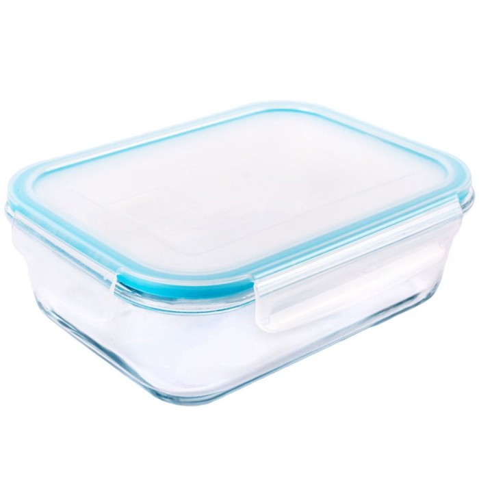 Caserolă Sticlă, Capacitate 1.5L, 23x23x7.5 cm, Transparent, Cu Capac Siguranță