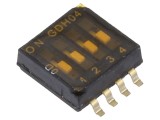 Comutator DIP-SWITCH 4 Secțiuni OFF-ON SMT