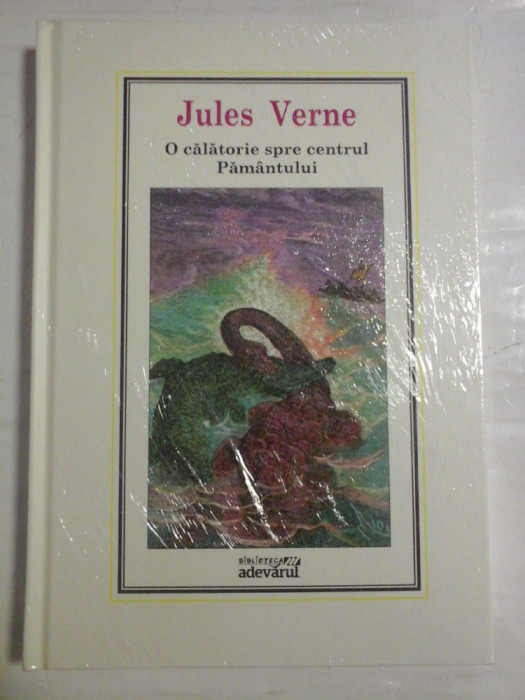 O CALATORIE SPRE CENTRUL PAMANTULUI - Biblioteca Adevarul - JULES VERNE - carte noua sigilata