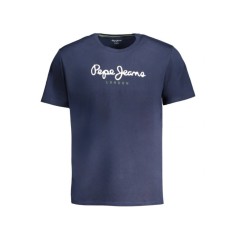 Tricou barbati cu maneca scurta, cu imprimeu, Regular fit, Bleumarin, S