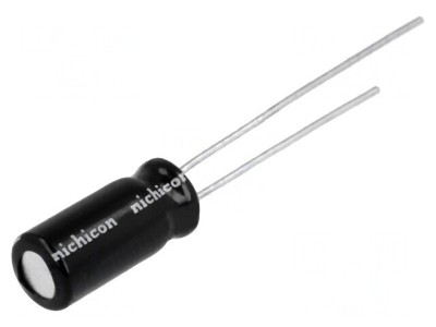 Condensator electrolitic bipolar 2200uF 25V THT foto