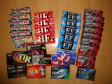 Casete audio sigilate Agfa, BASF, Fuji, Maxell, Raks, Sony, TDK anii 80-2005.