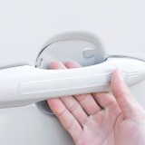 Set 8 Stikere - Autocolante Transparente pentru Protectie Zgarieturi Manere Usa