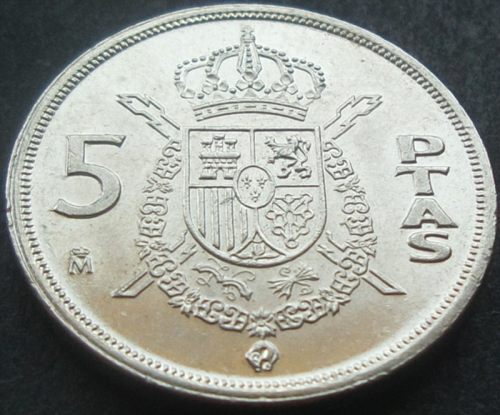 Moneda 5 PESETAS - SPANIA, anul 1983 * cod 1705 A = UNC