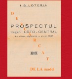 I S LOTERIA "Prospectul tragerii LOTO - CENTRAL din ultima saptamana a anului1955- 4 pagini