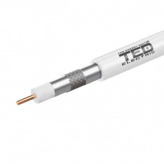 Cablu coaxial 75 ohm RG6 Tri-shield CCS + tresa CCA rola 305ml TED Wire Expert TED002587 BBB