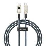 Cablu USB Type-C la Type-C, Baseus Unbreakable, 100W, 2m, Alb