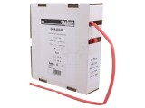 Manşon termocontractabil roşu 4,8mm 10m