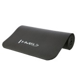 Saltea yoga HMS YM04, neagra, 183 x 61 cm, grosime 15 mm, NBR