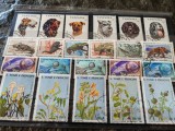 Lot timbre stampilate, Tanzania, Congo, St. Tome et Principe, pret per lot
