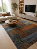 Cumpara ieftin Covor Kolibri 11561-190, Marime 200 x 300 cm, Multicolor, Inaltime Fir 9 mm, Antialergic, Polipropilena, Living, Dormitor, Sufragerie, Birou