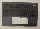 Carcasa superioara cu tastatura palmrest Laptop, Asus, ZenBook S 13 OLED UM5302T, UM5302TA, 90NB0WA1-R30US0, HQ20721682000, UM5302TA-8B, iluminata, al