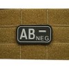 Patch Bloodtype AB NEG cauciuc SWAT JTG