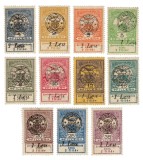 ROMANIA 1919 EMISIUNEA ORADEA INUNDATIA SERIE MNH