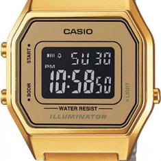 Ceas Dama, Casio, Vintage ICONIC LA680WGA-9B - Marime universala