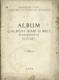 C9633N Album galbeni mari și mici, mahmudele, icosari, Banca de Stat a Republicii Populare Rom&icirc;ne, 1959