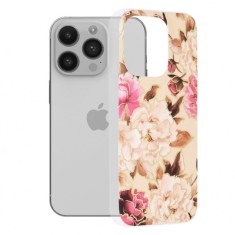 Husa pentru Apple iPhone 14 Pro, Techsuit, Marble, Bej foto