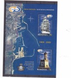 ROMANIA 2009 -PORTUL CONSTANTA 100 ANI DE LA INAUGURARE, COLITA, MNH - LP 1853a, Istorie, Nestampilat