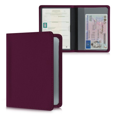 Husa pentru documente auto, Kwmobile, Violet, Neopren, 55381.114 foto