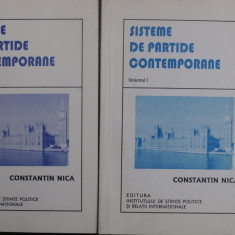 Sisteme de partide contemporane Constantin Nica Vol I + II