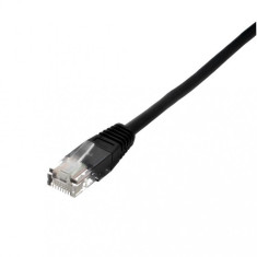 Cablu de retea UTP Cat5e 10m RJ45-RJ45 patch cord negru Well UTP-0008-10BK-WL
