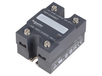 Releu semiconductor 40A 1-150VDC 1-fazat foto