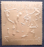 Cumpara ieftin Easdale island , sah,tenis, ciclism, competiti sportive, foita aur Gold, Nestampilat