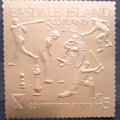 Easdale island , sah,tenis, ciclism, competiti sportive, foita aur Gold
