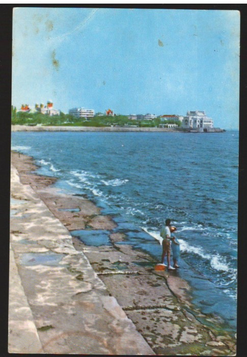 CPI B13449 CARTE POSTALA - CONSTANTA. PE MALUL MARII, RPR