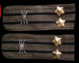 C1 11 - Grade militare comunism camasa bluza - locotenent colonel transmisiuni