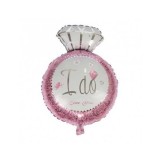 Balon Folie Inel Roz &quot;I Do Love You&quot; - 45x60 cm
