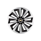 Cumpara ieftin Set 4 capace roti Fox Gri-Negru R14 Compatibil Cu Chevrolet