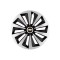 Set 4 capace roti Fox Gri-Negru R14 Compatibil Cu Chevrolet