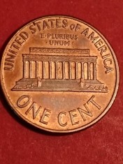 1 One cent 1960 D (Denver) USA SUA , stare UNC (MS64RB) [poze]. Discount conform descriere [10 - 20 %. Vezi descrierea.].