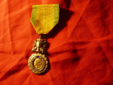 Medalie Franta 1870 -Valeur et Discipline Republica III