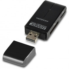 Card reader AXAGON CRE-D4B Handy 4-slot SD/MicroSD/MS/M2 Negru foto