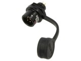 Conector circular WEIPU SA612/P4B 4 pini IP67 3A 30V soclu tată lipire