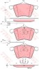 Set placute frana,frana disc VW TRANSPORTER IV bus (70XB, 70XC, 7DB, 7DW, 7DK) (1990 - 2003) TRW GDB1459