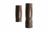 Set 2 mansoane biciclete KRIS Shogun, 90/120mm, PVC, culoare maro Cod:A746