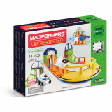 Set magnetic de construit- Magformers, Sky track play set, Clics toys