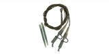 Monturi Lead Core prokarpfishing, Heavy Duty, sistem plumb pierdut si agrafa rapida, 2buc/set 80cm