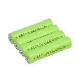Acumulatori AAA R3 600mAh 1.2V Ni-MH, Verde, Set 4 Bucati, Reincarcabili