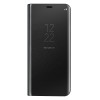 Husa Samsung Galaxy S10 Clear View Neagra, Flip Cover, Rezistenta la Socuri, Plastic