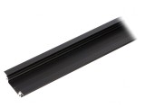 Profil aluminiu negru &icirc;ncastrat pentru LED 2m GROOVE14
